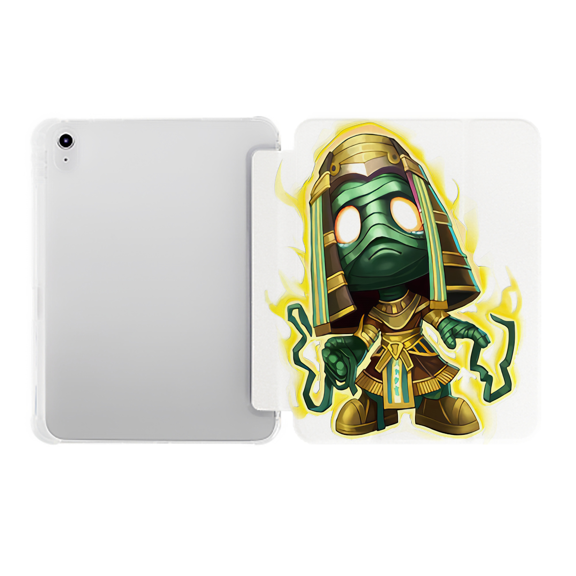 （画像用） リーグ・オブ・レジェンド League of Legends LOL IPad ケース ペン収納付き 三つ折りスタンド PUレザー×シリコン 対応機種9.5/10.5/10.9インチ